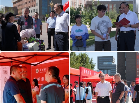 喜迎新同學(xué)｜校領(lǐng)導(dǎo)深入新生報到現(xiàn)場、公寓、餐廳走訪慰問新生及家長