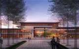 我院一期擴(kuò)建項(xiàng)目大學(xué)生活動(dòng)中心、2棟學(xué)生公寓樓建設(shè)完成主體封頂
