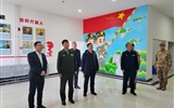 武威軍分區(qū)大校司令員陳習友一行來學校調(diào)研征兵工作