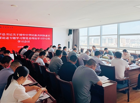 學校黨委理論學習中心組專題學習習近平總書記關(guān)于鑄牢中華民族共同體意識的重要論述